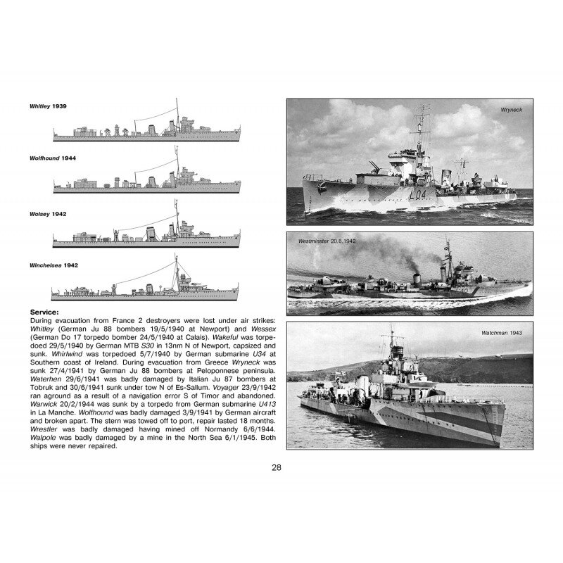 NPR-012 Navypedia Reference 1.2. Ships of the Second World War. Royal Navy and Commonwealth. Part.2. British Light Cruisers and Pre-WWII Destroyers (иллюстрированный  справочник, на английском языке)