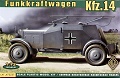 ACE-72237 1/72 Kfz.14 Funkkraftwagen armored radio truck * немецкий лёгкий бронеавтомобиль (связной вариант) *** SALE !! *** РАСПРОДАЖА !!