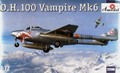 AMO-72208 1/72 Де-Хэвилленд DH.100 'Вампир' (Vampire) Mk.6 реактивный истребитель *** SALE !! *** РАСПРОДАЖА !!