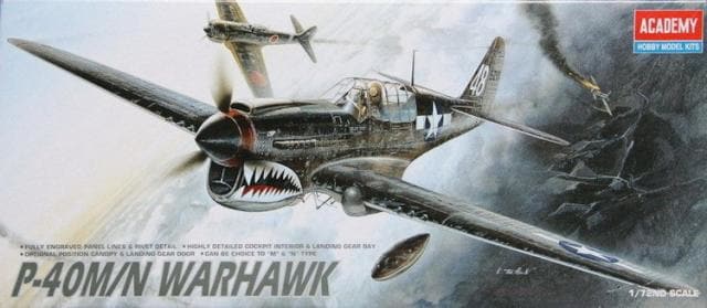 ACD-1668 Academy 1/72 Curtiss P-40N / P-40M Warhawk * американский истребитель Второй мировой войны *** SALE !! *** РАСПРОДАЖА !!