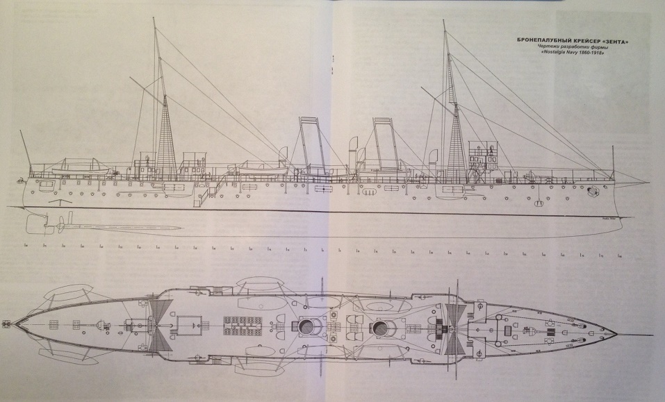 MKL-201901 Морская Коллекция 2019 №1 (№232) Бронепалубные крейсера типа `Зента` (Автор - Трубицын С.Б.)